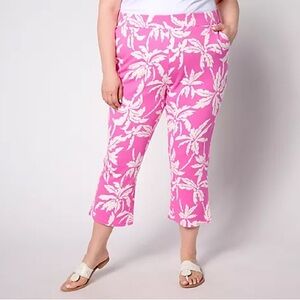 Belle by Kim Gravel Palm Flare Crop Pant